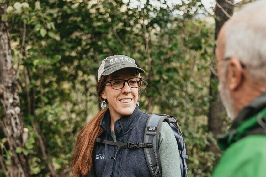 Our local guides will stop along the way, sharing information about local flora and fauna.