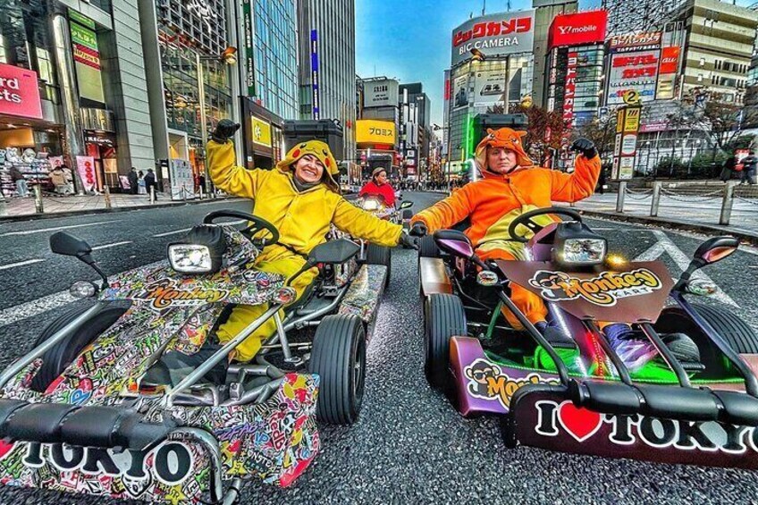Go Kart Tour in tokyo (Shibuya crossing~Harajuku~Shinjuku)