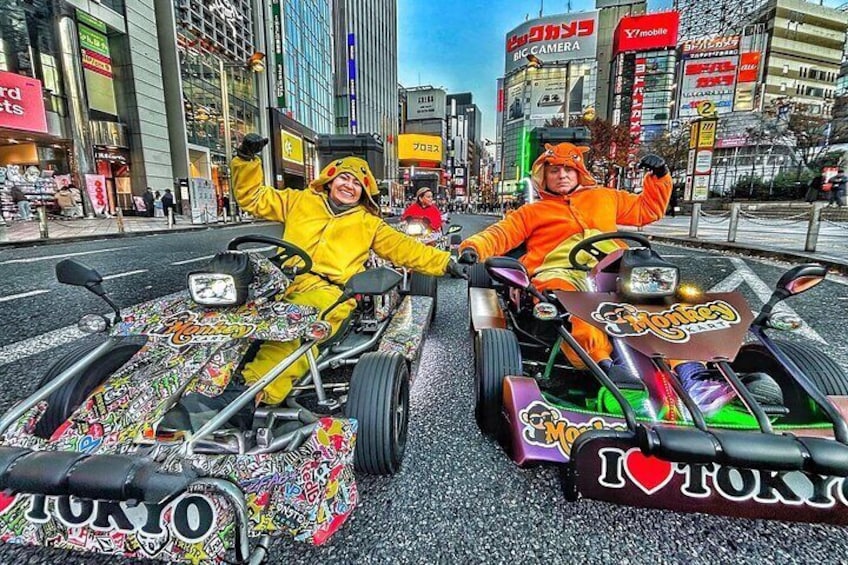 Go Kart Tour in tokyo (Shibuya crossing~Harajuku~Shinjuku)