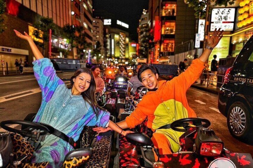 Go Kart Tour in tokyo (Shibuya crossing~Harajuku~Shinjuku)