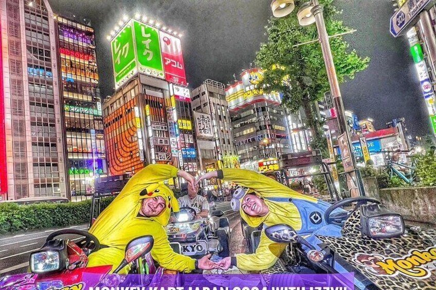 Go Kart Tour in tokyo (Shibuya crossing~Harajuku~Shinjuku)