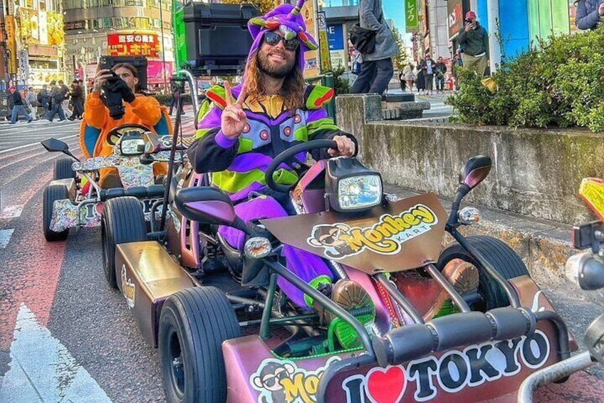 Go Kart Tour in tokyo (Shibuya crossing~Harajuku~Shinjuku)