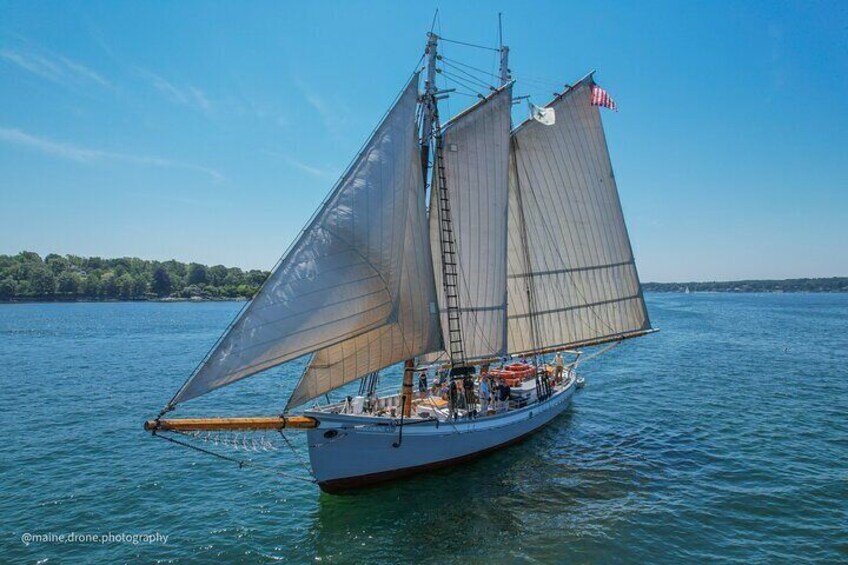 Afternoon Windjammer Cruise Along the Coast of Portland Maine