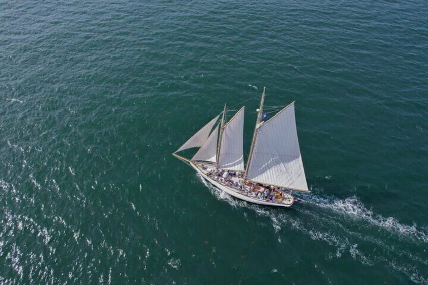 Afternoon Windjammer Cruise Along the Coast of Portland Maine