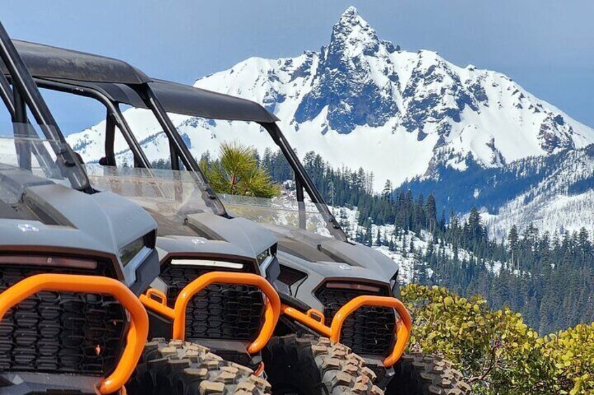 Scenic ATV Tour Looking at Mt. Washington