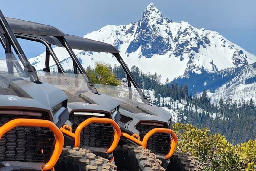 Scenic ATV Tour Looking at Mt. Washington