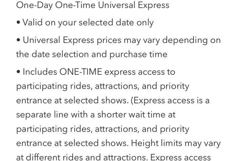 Beijing Universal Studios One Day Pass