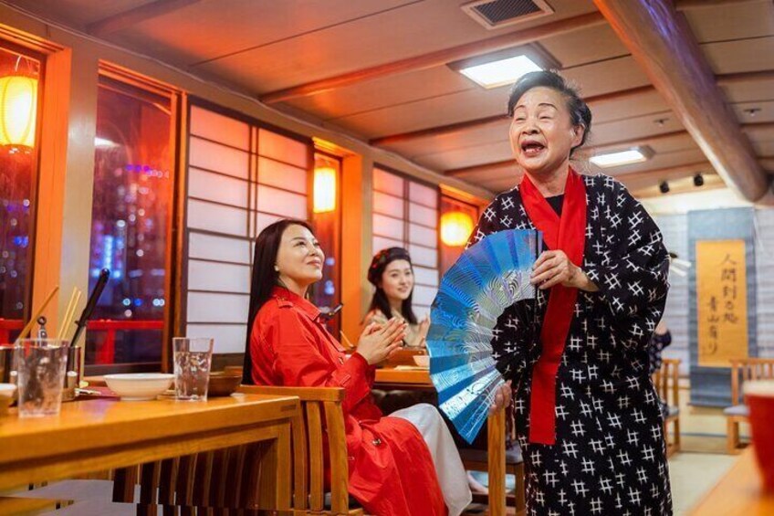 Tokyo Night Cruise&Tokyo Tower Ticket&Japanese Cabaret Show