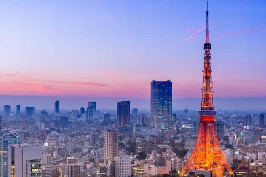 Tokyo Night Cruise&Tokyo Tower Ticket&Japanese Cabaret Show