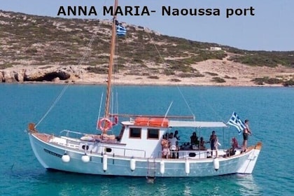 Paros Half Day Boat Tour from Naoussa port and Bay .