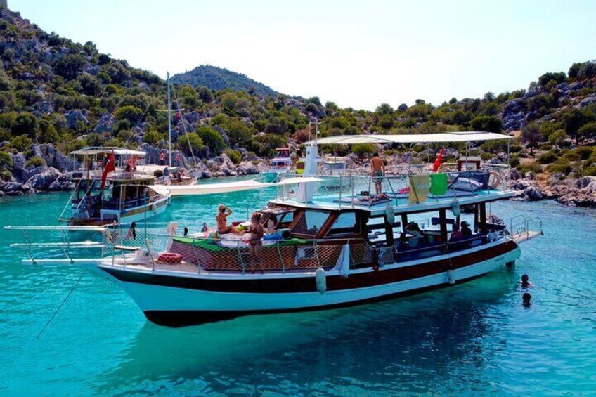 Sunken City Kekova Boat Tour Included Barbeque