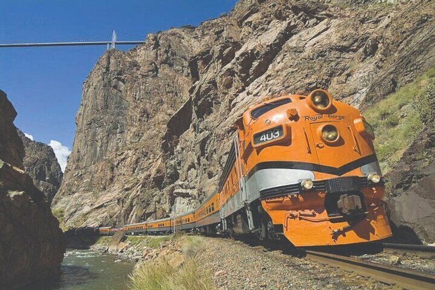 Ride the First Class Lunch Train through the Royal Gorge!