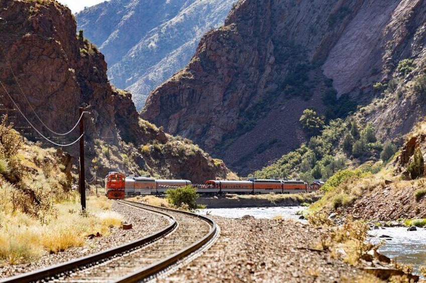 Ride the First Class Lunch Train through the Royal Gorge!