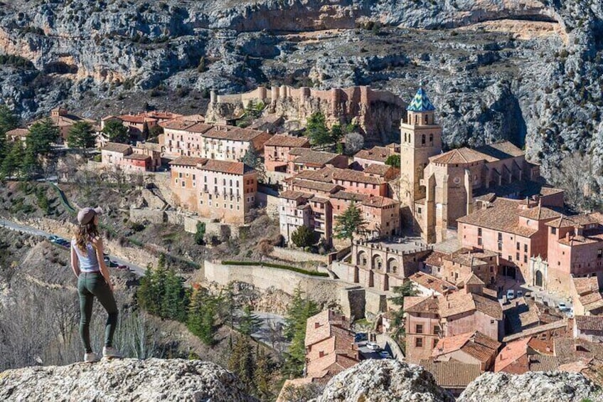 Magical view towards Albarracin
