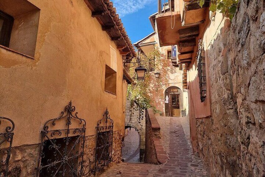 Magical view inside Albarracin