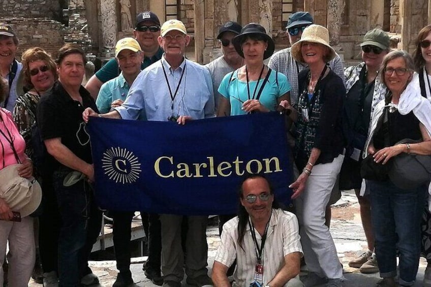On a tour with the Carleton College Alumni at Ephesus