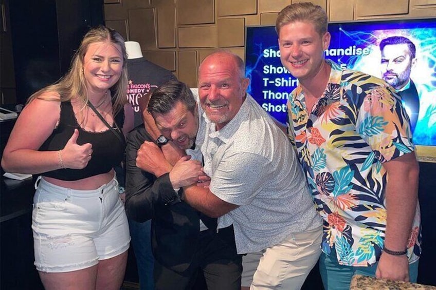 Even the meet and greet is wild