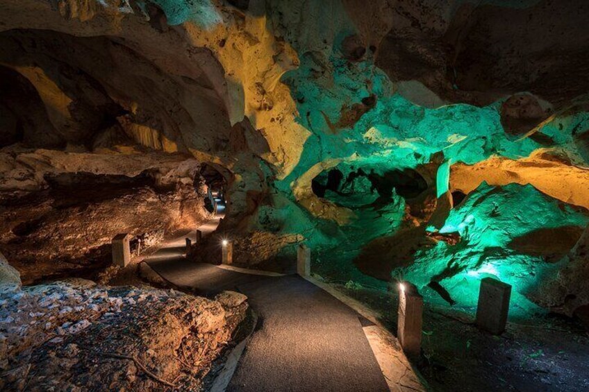 Green Grotto Cave and Blue Hole Private Day Tour