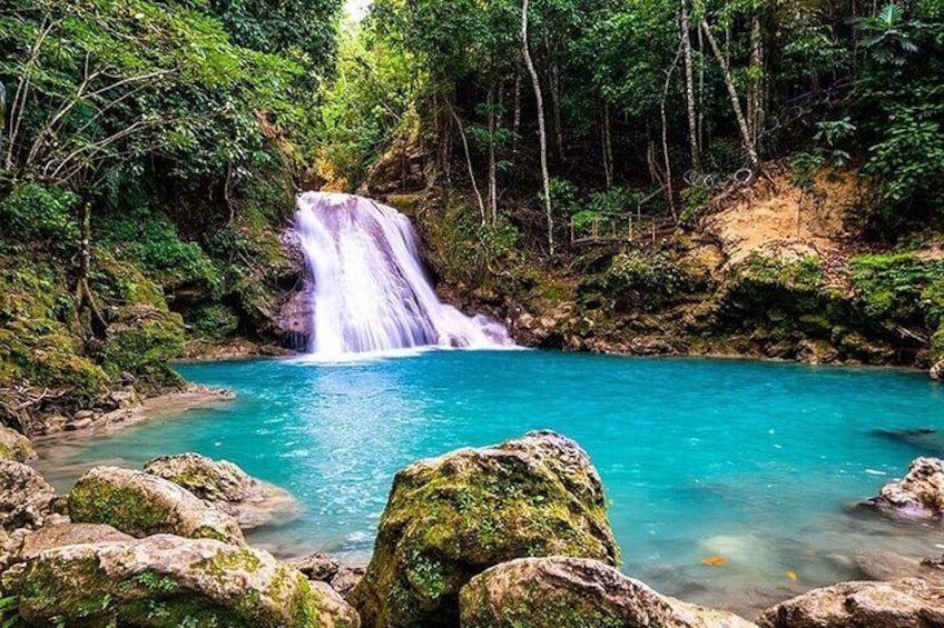 Green Grotto Cave and Blue Hole Private Day Tour