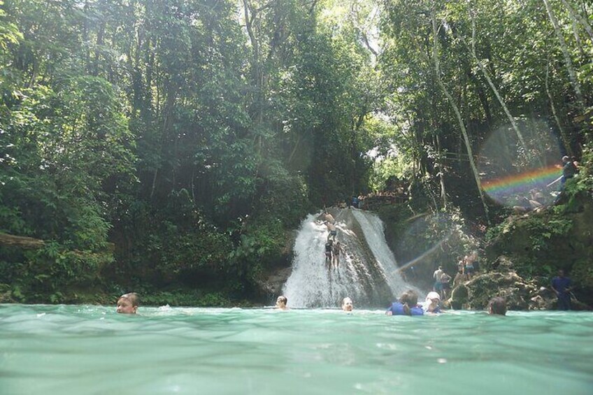 Green Grotto Cave and Blue Hole Private Day Tour