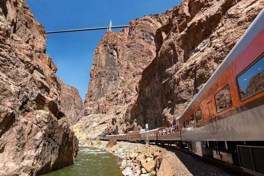 All aboard the Royal Gorge Route First Class Dinner Train!