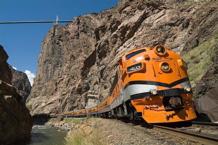 All aboard the Royal Gorge Route First Class Dinner Train!