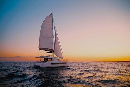 Sunset Sail: Premium Catamaran Cruise from Panormo, Rethymno