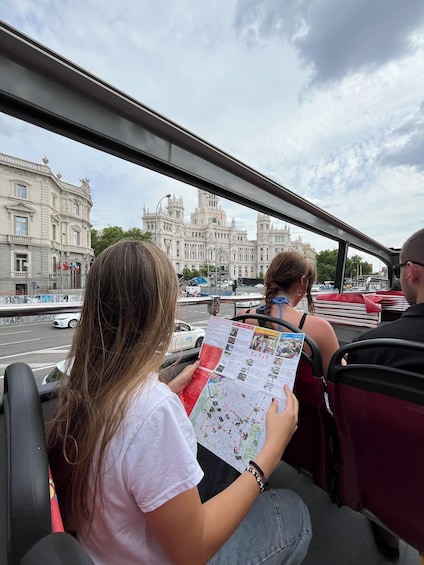 City Sightseeing Madrid Hop-On Hop-Off Bus Tour + Admission to 2 Museums