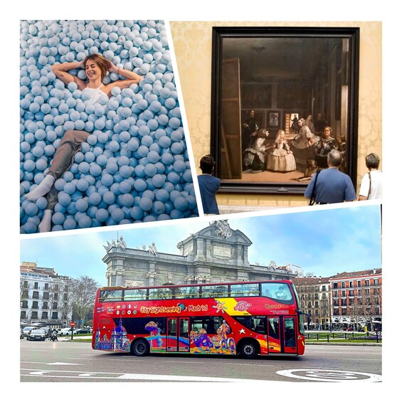 City Sightseeing Madrid: 48-hr Hop-On Hop-Off Bus + Museums + Walking tours