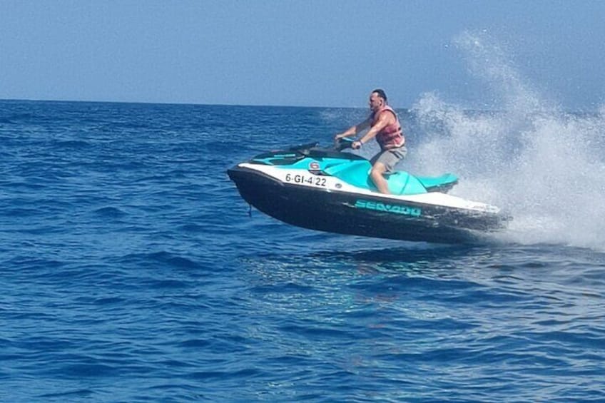 customer with the Seadoo Gtx