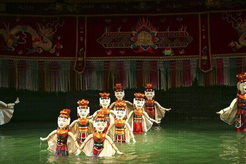 Water Puppet Show from Golden Dragon Theatre Ho Chi Minh City