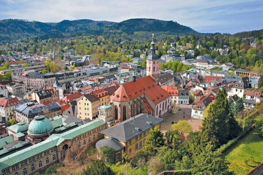 View of Baden-Baden from Florentinergerg