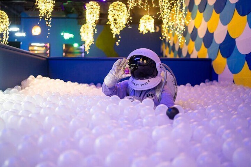 Entrance to the Sweet Space Museum in Madrid