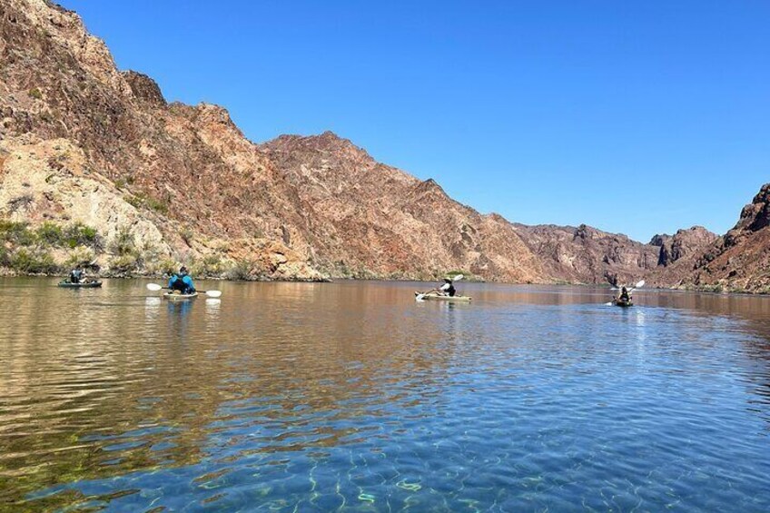 Kayakers on the Colorado River