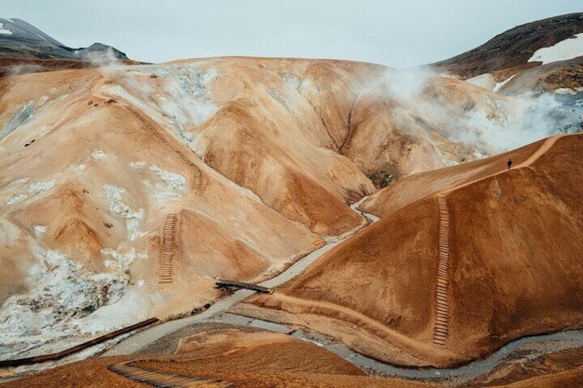 Icelandic Highlands: Hveravellir, kerlingarfjöll, geysir/gullfoss