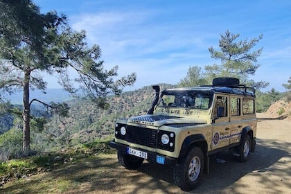 Troodos Mountains Jeep Tour with Wine Tasting