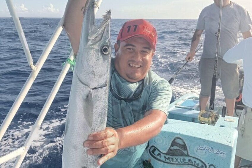 Private sport fishing in costa maya, mahahual 4 hrs