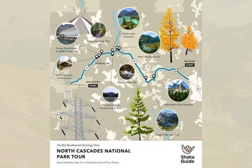 North Cascades National Park Map