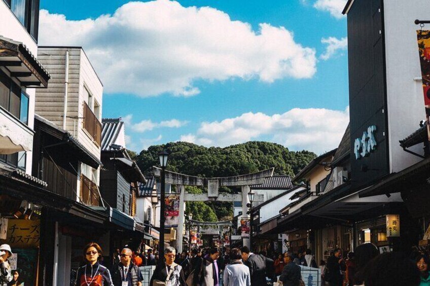 Sando Street Toward Dazaifu Shrine