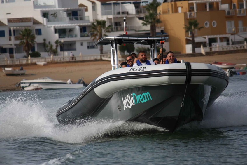 Picture 3 for Activity From Huelva: Algarve Coast and Tavira Island Speedboat Tour