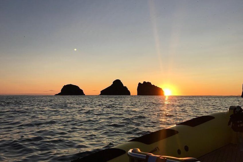 Sunset in Vestmannaeyjar