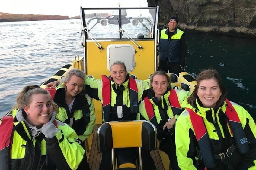 Having fun in Vestmannaeyjar
