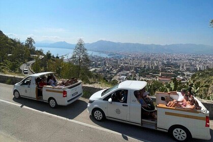 Palermo: Panoramic Mount Pellegrino in Cabriolet CruiserCar