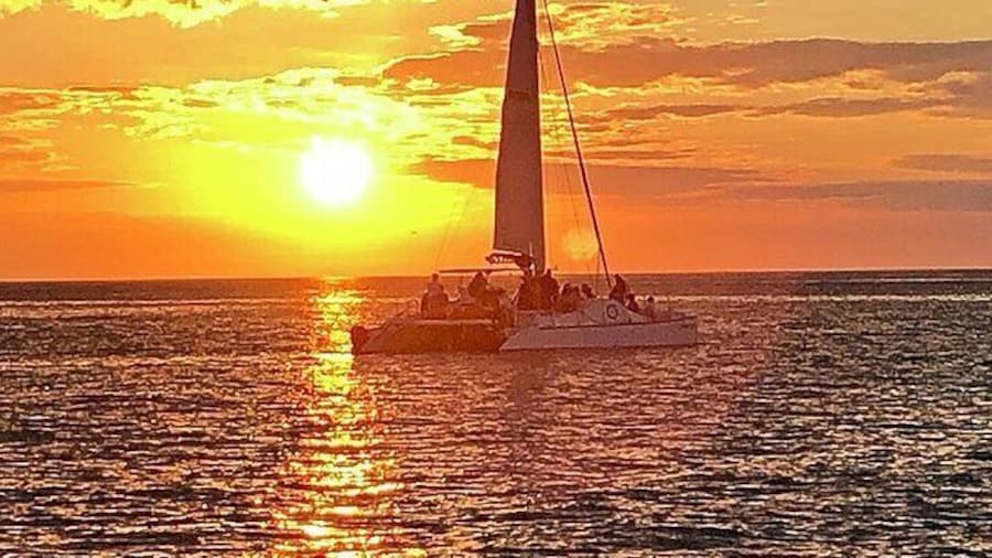 Mykonos Catamaran Sunset Semi private Cruise with transfer