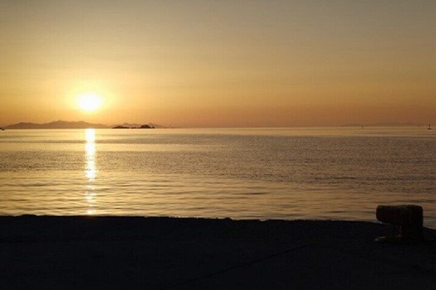 Sea Sunset Tour with traditional boat in Parikia Bay - Paros