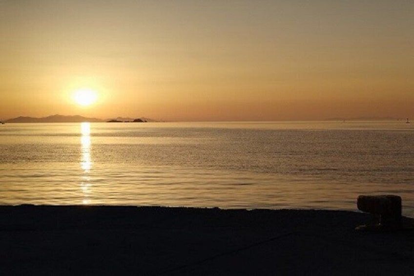 Sea Sunset Tour with traditional boat in Parikia Bay - Paros
