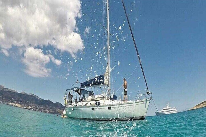Sea Sunset Tour on sailing boat in Parikia Bay - Paros