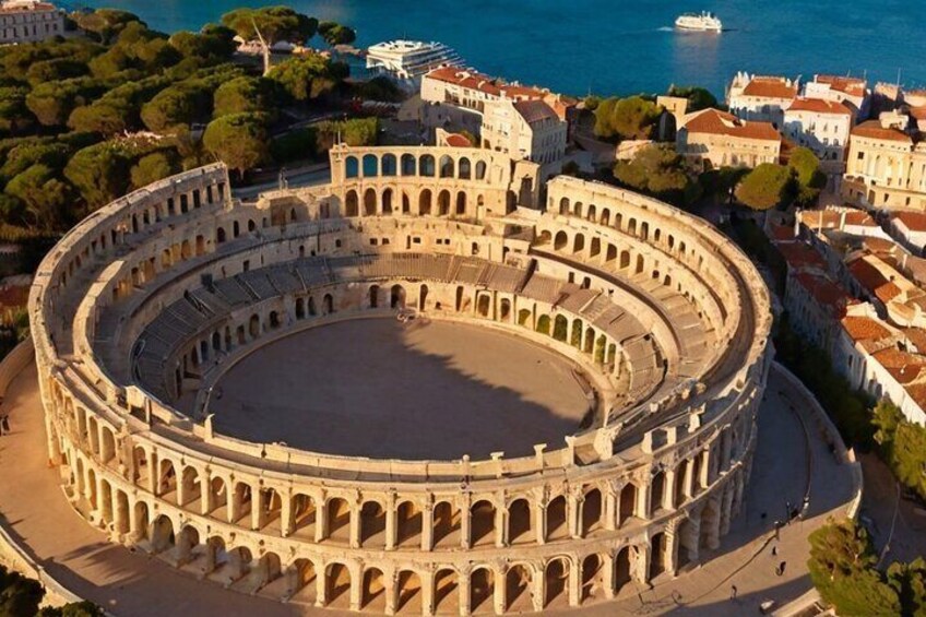 Private Sightseeing Transfer from Zagreb to Pula With 2 Hour Stop