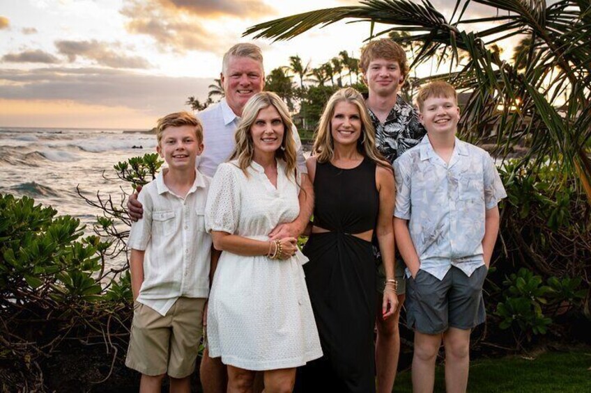 Family Photoshoot On Kauai