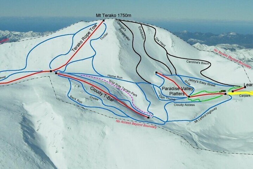 Christchurch Canterbury Southern Alps Ski Tour